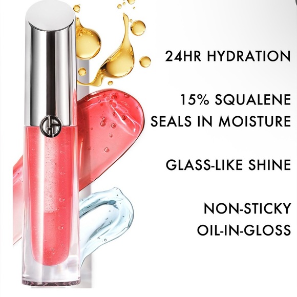 Armani Prisma Glass Lip Gloss In Color 08 - Sugar Halo (Light Cool Pink) - Picture 7 of 11